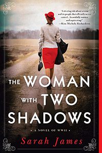 The Woman with Two Shadows by Sarah James book cover
