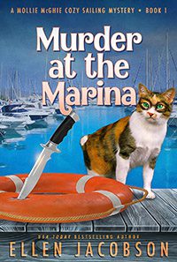 Murder at the Marina by Ellen Jacobson book cover