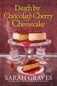 Death by Chocolate Cherry Cheesecake by Sarah Graves book cover