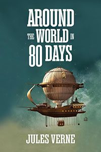 Around the World in 80 Days by Jules Verne book cover