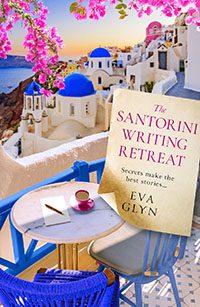The Santorini Writing Retreat by Eva Glyn book cover